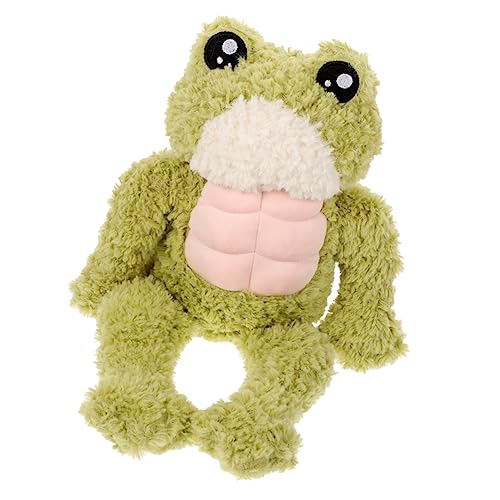 MOLUCKFU Muskeltierpuppe Babypuppe Für Frauen Kuscheltiere Bequemes Stofftier -Kissen Babyspielzeug Kinderspielzeug Kuscheltiere Für Babys Stofftiere Muskelfrosch Plüsch von MOLUCKFU