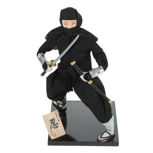 MOLUCKFU Ninja Doll Ornament Japanischer Stil Ninja Dolls Japanischer Stil Dekoration Haushalt Ninja Doll Japanische Ninja Puppe Japanische Artware Artware Home Dekoration Japanische Party von MOLUCKFU