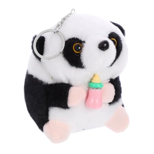 MOLUCKFU Panda-Spielzeug Stofftiere Puppen Spielzeuge Spielsachen Kuscheltier Panda Stofftier Ausgestopftes Panda-plüschtier Schlüsselanhänger Mit Tierstoffpuppe Pp-Baumwolle von MOLUCKFU