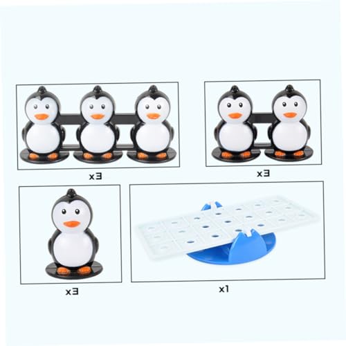 MOLUCKFU Pinguine Wippen Spiel interaktives Spielzeug für Kinder kindergeschenke Kleinkinderspielzeug lustige Babyspielzeuge Wippenspiel balancieren interaktives Wippenspielzeug von MOLUCKFU