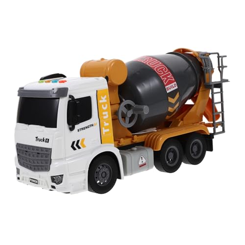 MOLUCKFU Plastik Betonmischer LKW mit Licht und Sound Simuliertes Konstruktionsfahrzeug Kleines Handliches Modellauto für Fördert Kreativität und Motorik Gelb MOLUCKFU Plastik Betonmischer LKW mit Licht und Sound Simuliertes Konstruktionsfahrzeug Kleines Handliches Modellauto für Fördert Kreativität und Motorik Gelb von MOLUCKFU
