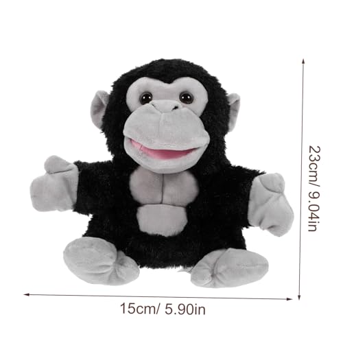MOLUCKFU Plüsch Gorilla Handpuppe Handspielzeug für Storytelling Handpuppe Fördert Feinmotorik Hand Auge koordination Leicht Tragbar Interaktives Tierhandpuppe MOLUCKFU Plüsch Gorilla Handpuppe Handspielzeug für Storytelling Handpuppe Fördert Feinmotorik Hand Auge koordination Leicht Tragbar Interaktives Tierhandpuppe von MOLUCKFU
