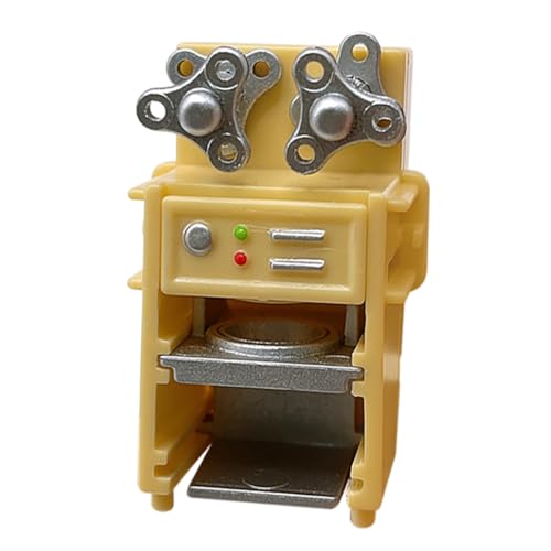 MOLUCKFU Puppenhaus Füllmaschine Für Kinder Rollenspiel Küchenmaschine Mini Verschließmaschine Spielzeug Kawaii Küchen Requisiten Getränkemaschine Spielzeugküche Spielset von MOLUCKFU