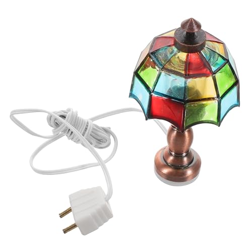 MOLUCKFU Puppenhaus Miniatur LED Tischlampe Retro Stil Dekorative Miniatur Tischleuchte für Puppenstube Warmes Licht Batteriebetrieben für Kleine Räume und Miniaturszenen MOLUCKFU Puppenhaus Miniatur LED Tischlampe Retro Stil Dekorative Miniatur Tischleuchte für Puppenstube Warmes Licht Batteriebetrieben für Kleine Räume und Miniaturszenen von MOLUCKFU