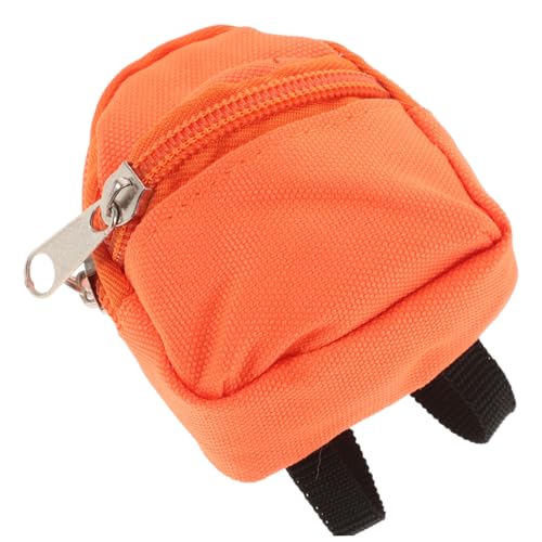 MOLUCKFU Puppenrucksack Kinder sammlerstücke Puppen-Klassenzimmer-Spielset Mini-Schultasche Mini-Rucksäcke Büchertasche Spielzeuge Mini-Hausschmuck Mini- -DIY-Accessoire Stoff von MOLUCKFU