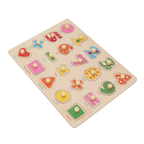 MOLUCKFU Rätsel für Kinder rätselbuch Kinder kinderpuzzle Educational Toys zabawki stymulujące rozwój holzspielzeug Kinder rätsel Puzzles aus Holz Mathe-Puzzle Puzzlespiele Bambus von MOLUCKFU