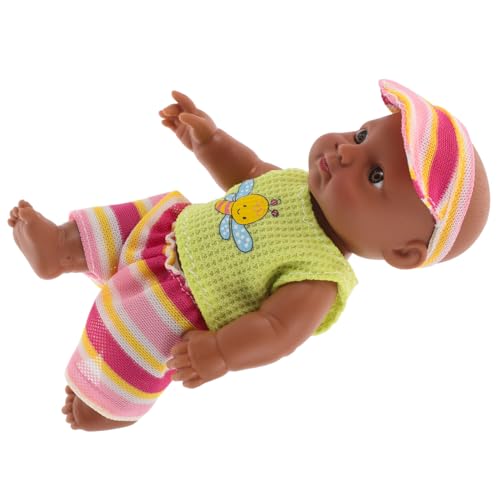 MOLUCKFU Reborn Doll Schwarz Realistische Afrikanische Neugeborene Soft Vinyl Mini Puppe Sammlerstück Für Geburtstagsgeschenk MOLUCKFU Reborn Doll Schwarz Realistische Afrikanische Neugeborene Soft Vinyl Mini Puppe Sammlerstück Für Geburtstagsgeschenk von MOLUCKFU