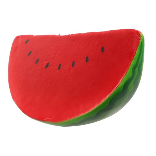 MOLUCKFU Simulation Einer Wassermelonenscheibe Gefälscht Korb Obst Kaschmir Würfel Prunkstück Aus Künstlichen Früchten Melonenschneider Gummi Künstliche Fruchtscheiben Anlage Schaum von MOLUCKFU