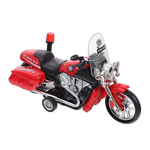 MOLUCKFU Spielzeug Autospielzeug zurückziehen Motorradmodell Mini-Motorradspielzeug Kinder puppenwagen kinderspielzeug Auto Kinderautospielzeug Pull-Back- Legierung rot von MOLUCKFU