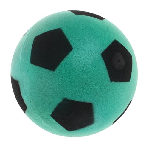 MOLUCKFU Stiller Fußball Kleiner Fußball Indoor-fußball Für Weicher Fußball Für Drinnen Jonglierball Für Fußball Weicher Fußball Für Das Im Fußball Hausfußball Green Pu-Schaum von MOLUCKFU