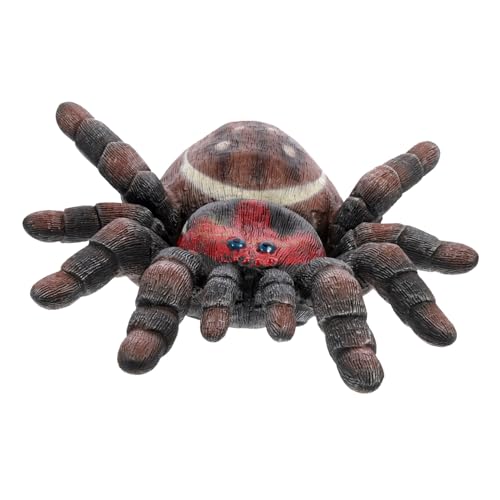 MOLUCKFU Tier Handpuppe Spinne Handpuppe gruselige Puppen Halloween-Streichspielzeug interaktives Spielzeug sankastenspielsachen Tierhandschuhe Kinderspielzeug Interaktionsspielzeug Coffee von MOLUCKFU