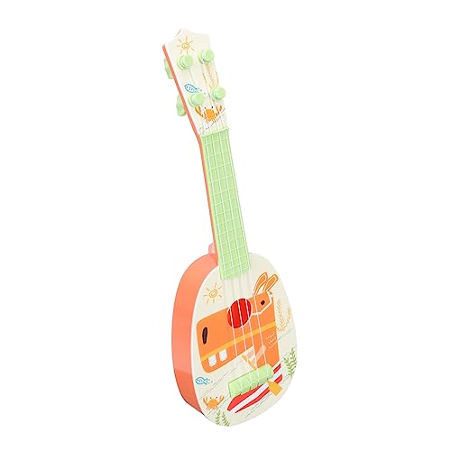 MOLUCKFU Ukulele kinderinstrumente musikinstrumente Musikalisches für Kleinkinder Gitarre für Mini Gitarre Plastikinstrument Gitarrenspielzeug für von MOLUCKFU