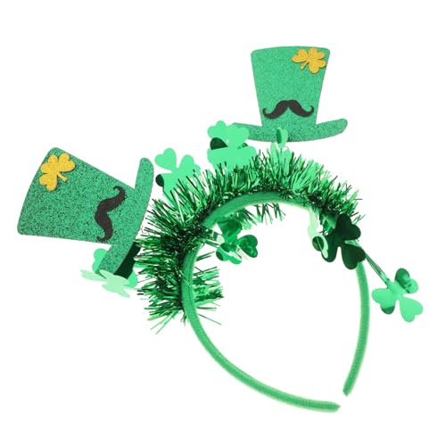 MOLUCKFU Urlaubskopfschmuck Festival-party-haarband St. Patrick's Day Haarreifen St. Patrick's Day Kopfschmuck Stirnbänder Haarspange Für St. Patricks St. Patricks Stirnband Stoff Green von MOLUCKFU