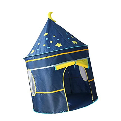 Spielzelt kinderzelt für drinnen Tent Kinderzelt für draußen Tent for Innenzelt für Kinder Prinzessinnenzelt für Mädchen Kinderspielhaus Schlosszelt für Kinder Blue MOLUCKFU von MOLUCKFU