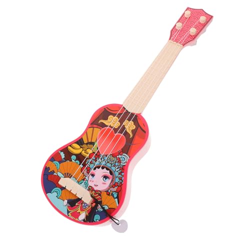 Ukulele Spielzeug Ukulele für Kinder Gitarrenmodell aus Kunststoff Ukulele für anfänger Ukulele-Modell für Kleinkinder Kleinkind-Ukulele Imitation eines Ukulele-Spielzeugs Plastik MOLUCKFU von MOLUCKFU