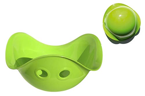 MOLUK 2843005 Bilibo grün, endlose Spiel-Möglichkeiten, Motorikspielzeug für Kinder ab 2 Jahren, Spielschale, innovatives Lernspielzeug von MOLUK