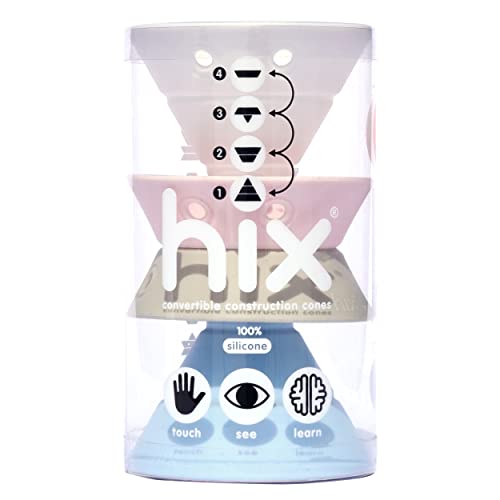 MOLUK Hix, Konstruktionsspielzeug, Bausteine aus weichem Silikon, Lernspielzeug ab 2+ Jahren, pastell MOLUK Hix, Konstruktionsspielzeug, Bausteine aus weichem Silikon, Lernspielzeug ab 2+ Jahren, pastell von MOLUK