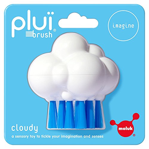 MOLUK 43075 Plui Bürste Cloudy, Spielbürste, Lernspielzeug, Badespielzeug für Kinder von MOLUK