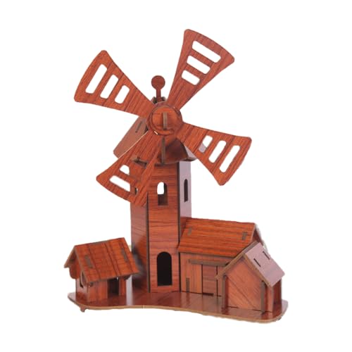 Dreidimensionales Puzzle-Baumodell, Puppenhaus-Miniatur mit Möbeln, DIY-Holzhandwerk, magisches Puppenhaus, Mini-Handarbeitsset mit staubdichter Abdeckung und Musikwerk, kreative Raumidee im Maßstab 1 von MOLVUS