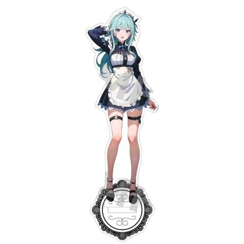 MOLVUS Genshin Impact Anime-Figur Maid Bunny Girl Stand Spielfigur Acryl Peripherie-Ornamente Sammlungen Peripherie Tischdekoration (EULA) von MOLVUS