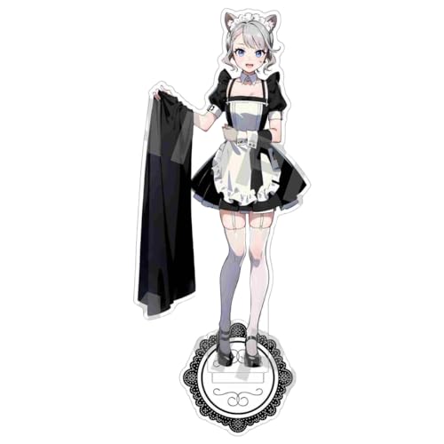 MOLVUS Genshin Impact Anime-Figur Maid Bunny Girl Stand Spielfigur Acryl Peripherie-Ornamente Sammlungen Peripherie-Tischdekoration (Lynette) von MOLVUS