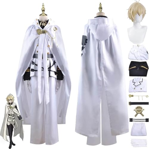 MOLVUS Seraph of The End Cosplay-Kostüm, Unisex, Festival-Mottoparty, Mikaela Hyakuya, komplettes Set von MOLVUS