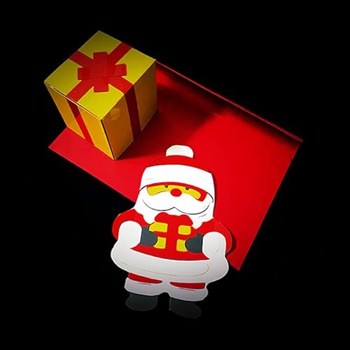 MOMOMAGE Appearing Santa Claus Magic Tricks Geschenkbox verschwindet zu Santa Christmas Magic Close Up Llusions Gimmicks Mentalismus Requisiten von MOMOMAGE