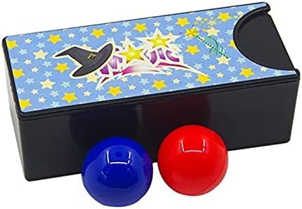 MOMOMAGE Box Drehen Sie den roten Ball in den blauen Ball Zaubertricks Nahaufnahme Magie Mystery Box Magic Illusion Gimmick Requisiten von MOMOMAGE