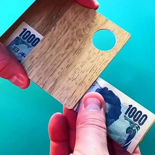 MOMOMAGE Crack Magic Tricks Cut and Restore Bill Restoration Magic Close Up Street Illusions Gimmicks Mentalism Prop von MOMOMAGE