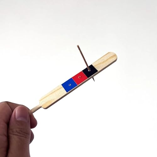 MOMOMAGE Cross Hole Stick Magic Tricks Stick Sprünge Zwischen Löchern Visuelle Magie Nahaufnahme Street Illusions Gimmick Mentalismus Prop Easy To Do von MOMOMAGE