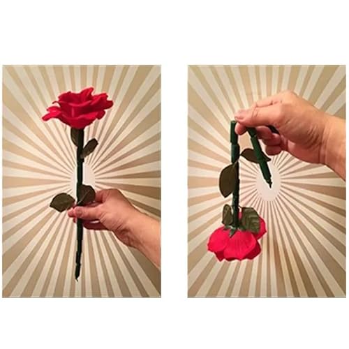 MOMOMAGE The Breakaway Flower Magic Tricks Break Restore Rose Magic Accessories Close Up Illusions Gimmicks Comedy Mentalism Props for Magicians von MOMOMAGE