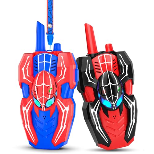 Walkie Talkie Kinder, MOMSIV Spinne Walky Talky Spielzeug für 3 4 5 6 7 8 Jahre Junge, 3-10 Jahre Junge Mädchen Walky Talky Spielzeug für Draußen Geschenkideen Gartenspielzeug Funkgerät Walkie Talkie Kinder, MOMSIV Spinne Walky Talky Spielzeug für 3 4 5 6 7 8 Jahre Junge, 3-10 Jahre Junge Mädchen Walky Talky Spielzeug für Draußen Geschenkideen Gartenspielzeug Funkgerät von MOMSIV