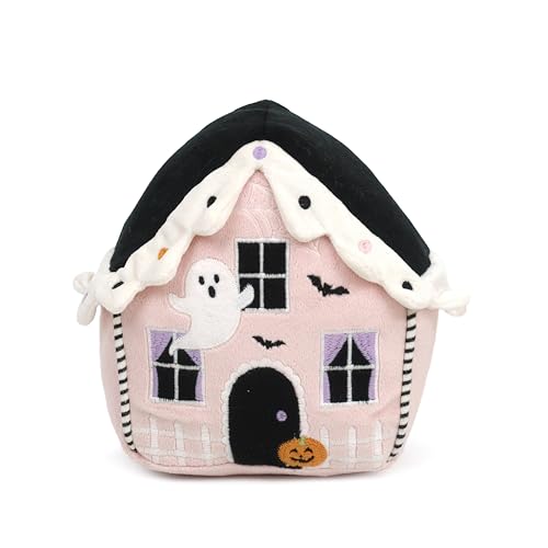 MON AMI Haunted Pink Toy House - 20.3x15.2x10.2 cm, Haunted House for Halloween Decor, Plush Toy for Kids von MON AMI