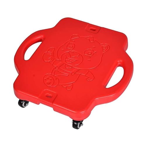 Plastik Rollbrett Kinder Sportspielzeug mit Rollen Scooter Balance Board Koordination Kindersport Big Bear rot von MONKEY GYM