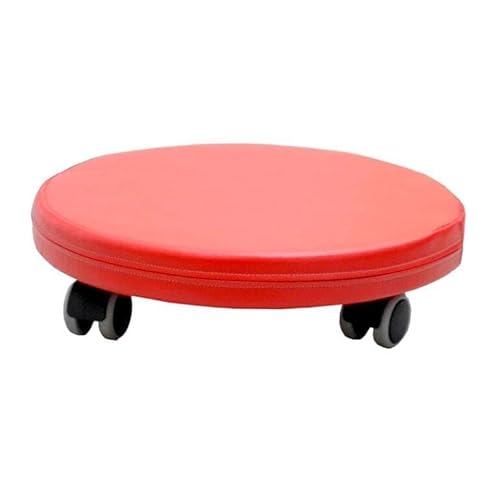 Sports Scooter Board Ride On für Kinder Kinder mit Rollen Sport Kinder Runde Balance Board Rollen Sportspielzeug Onkel rot von MONKEY GYM