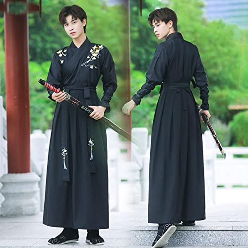 MOOCO MORNING Chinesisches antikes Kostüm Übergröße Hanfu Männlich Antike Ritter Scholar Cosplay Female Chinesische Anzug Mann Orientalische Kleidung von MOOCO MORNING