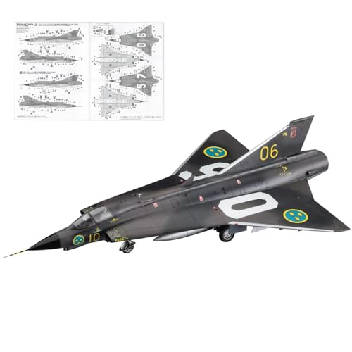 MOOKEENONE (Unmontiert) 1:72 Kunststoff United States Air Force F-4 Phantom II Fighter Modell Flugzeugmodell Simulation Luftfahrt Wissenschaft Ausstellungsmodell von MOOKEENONE