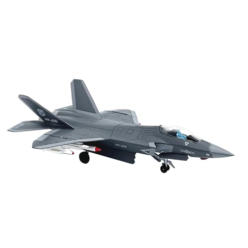 MOOKEENONE 1:100 Alloy China Air Force J-35 Fighter Model Aircraft Model Simulation Aviation Science Exhibition Model von MOOKEENONE