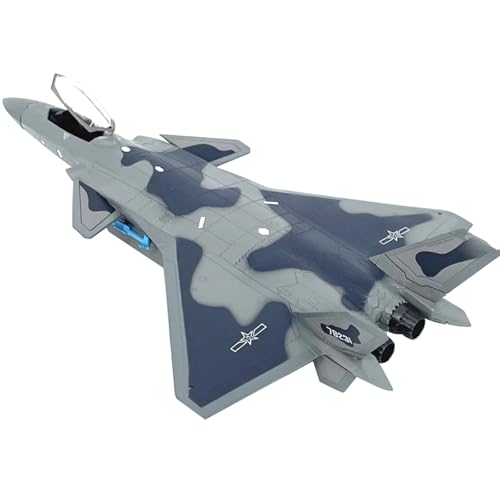 MOOKEENONE 1:100 Alloy Chinese Air Force Chengdu J-20 Fighter Model Aircraft Model Simulation Aviation Science Exhibition Model von MOOKEENONE