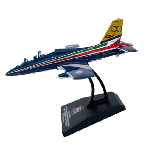 MOOKEENONE 1:100 Alloy MB-339 PAN Jet Modell Flugzeugmodell Simulation Luftfahrt Wissenschaft Ausstellungsmodell von MOOKEENONE