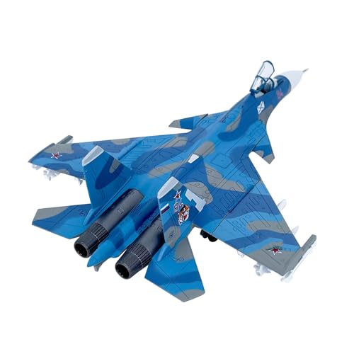 MOOKEENONE 1:100 Alloy Russian Navy Su-33 Fighter Model Aircraft Model Simulation Aviation Science Exhibition Model von MOOKEENONE