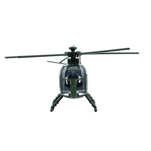 MOOKEENONE 1:100 Alloy US Army OH-6A Cayuse Hubschrauber Modell Flugzeugmodell Simulation Luftfahrt Wissenschaft Ausstellungsmodell von MOOKEENONE