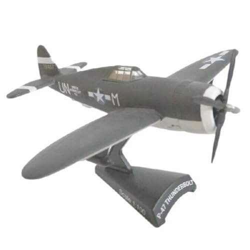 MOOKEENONE 1:100 Alloy WWII US P-47 Thunderbolt Fighter Model Aircraft Model Simulation Aviation Science Exhibition Model von MOOKEENONE