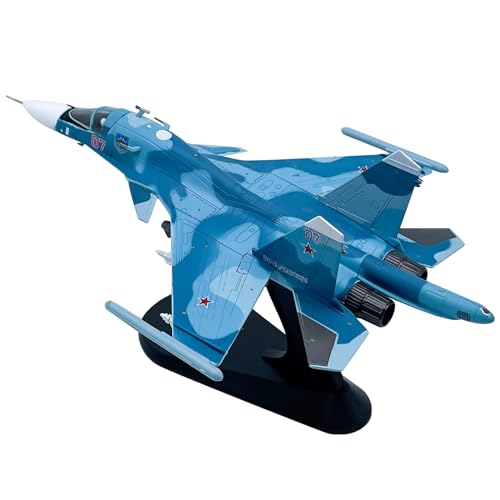 MOOKEENONE 1:100 Legierung Russland Su34 Su-34 Kampfjet Modell Flugzeug Modell Simulation Luftfahrt Wissenschaft Ausstellung Modell von MOOKEENONE