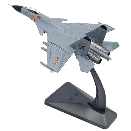 MOOKEENONE 1:144 Alloy China J-15 Flying Shark Fighter Model Aircraft Model Simulation Aviation Science Exhibition Model von MOOKEENONE