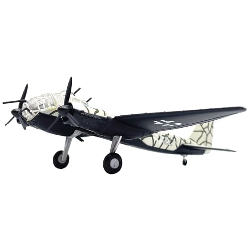 MOOKEENONE 1:144 Alloy WWII German Junkers Ju-188 Bomber Fighter Model Aircraft Model Simulation Aviation Science Exhibition Model von MOOKEENONE