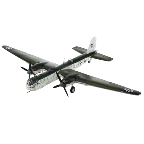 MOOKEENONE 1:144 Alloy WWII Germany Heinkel He 177 Angriffsflugzeug Flugzeug Kampfflugzeug Modell Flugzeugmodell Simulation Luftfahrt Wissenschaft Ausstellungsmodell von MOOKEENONE