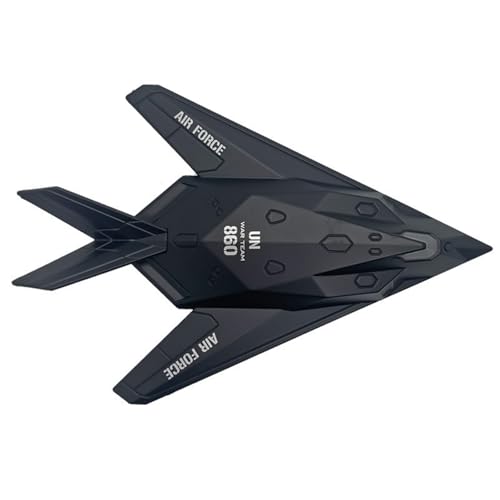 MOOKEENONE 1:300 Alloy US F-117 Nighthawk Stealth Attack Fighter Modell Flugzeugmodell Simulation Luftfahrtwissenschaft Ausstellungsmodell von MOOKEENONE