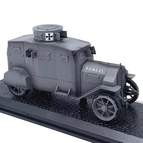 MOOKEENONE 1:43 Alloy WWI German Ehrhardt EV4 Panzerwagen Panzer Modell Fahrzeug Panzer Auto Sammlung für Kinder Erwachsene Sammler von MOOKEENONE