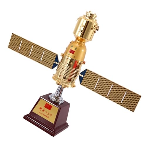 MOOKEENONE 1:50 Legierung China Shenzhou 19 Modell Raumschiff Luftfahrt Satelliten Modell für Sammlung und Geschenk von MOOKEENONE